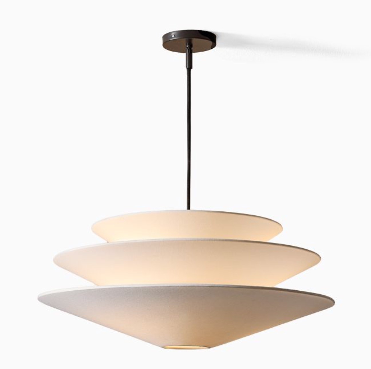 Solivara Minimalist Linen Pendant Light - Perfect for Dining Rooms & Offices T113