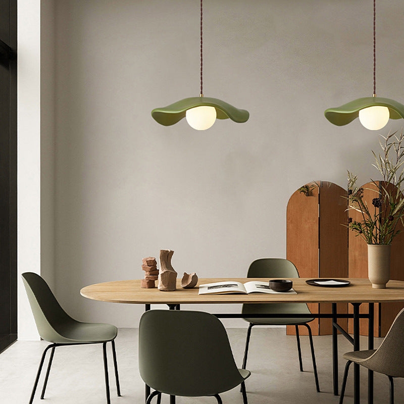 Yumi Sculptural Resin Elegance Minimalist Pendant Light D945