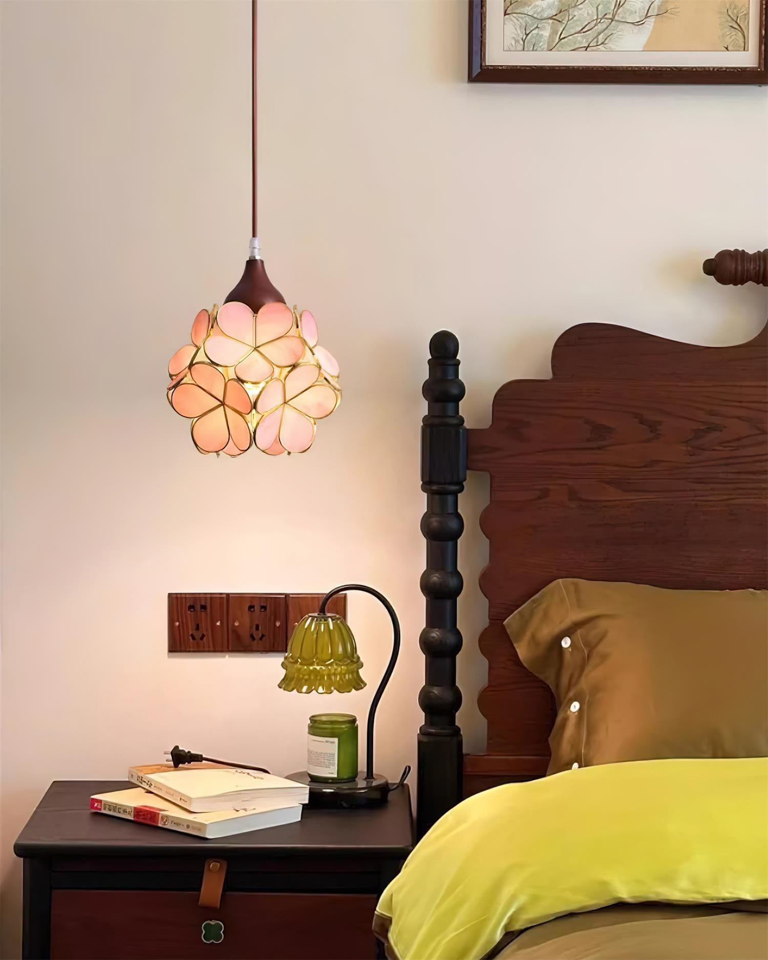 French Creative Pastoral Style Flower Pendant Light M238