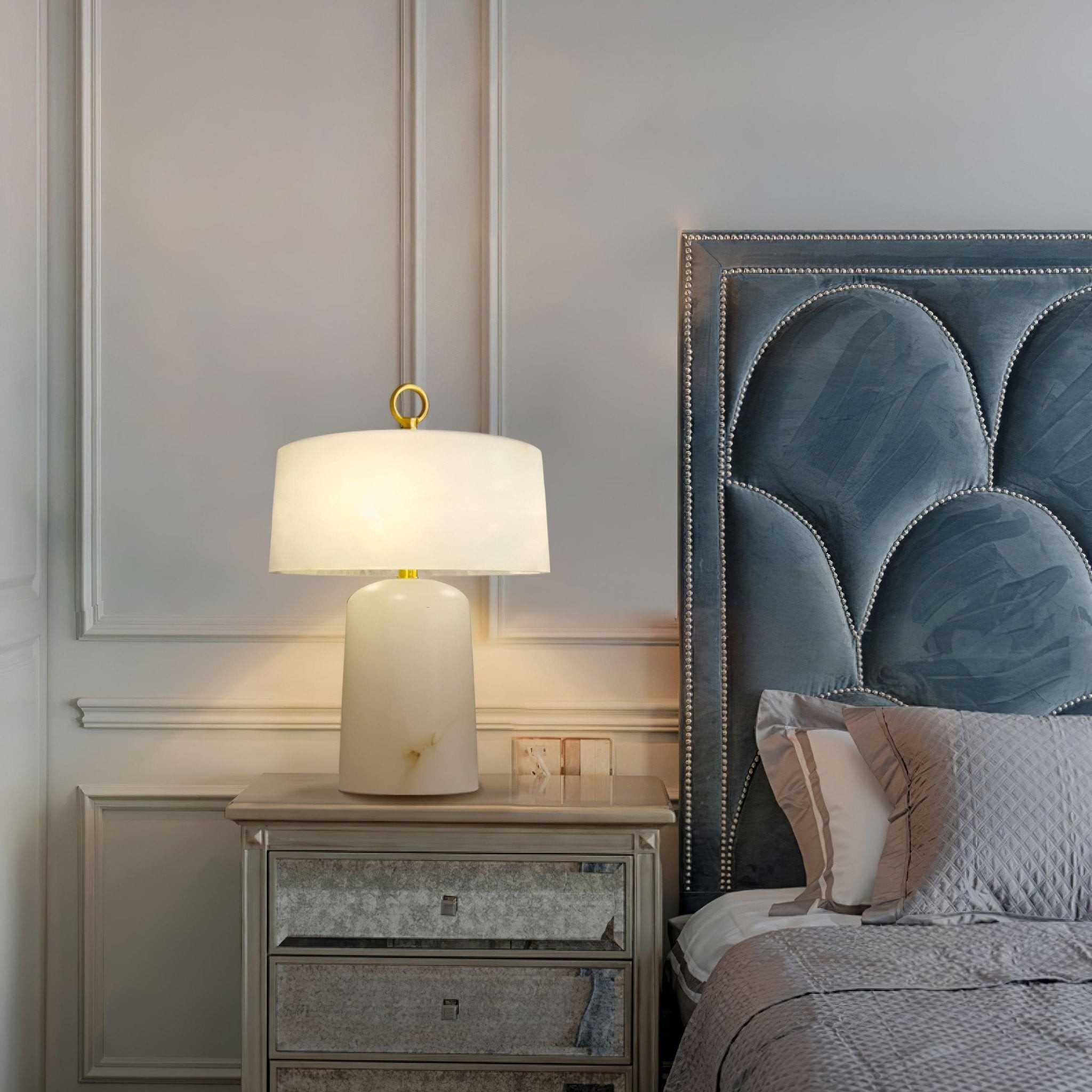 Light Luxury Style Marble Stone Table Lamp M583