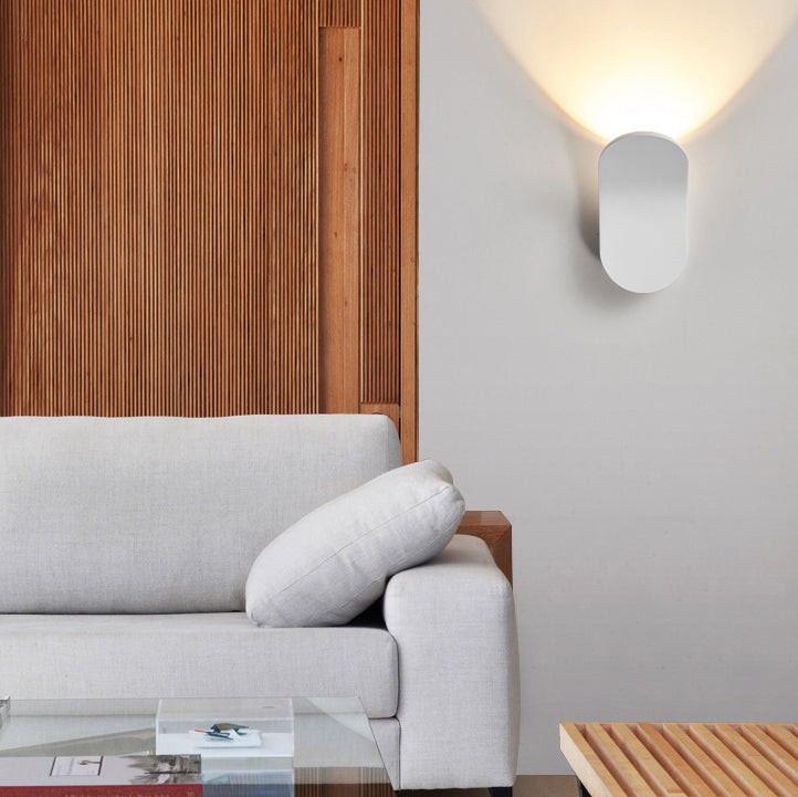 Contemporary Scandinavian Aluminum Arch LED Wall Sconce Lamp M164