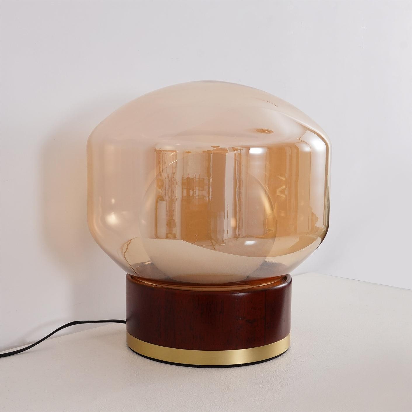 Simple Creative Wood Orb Table Lamp M527