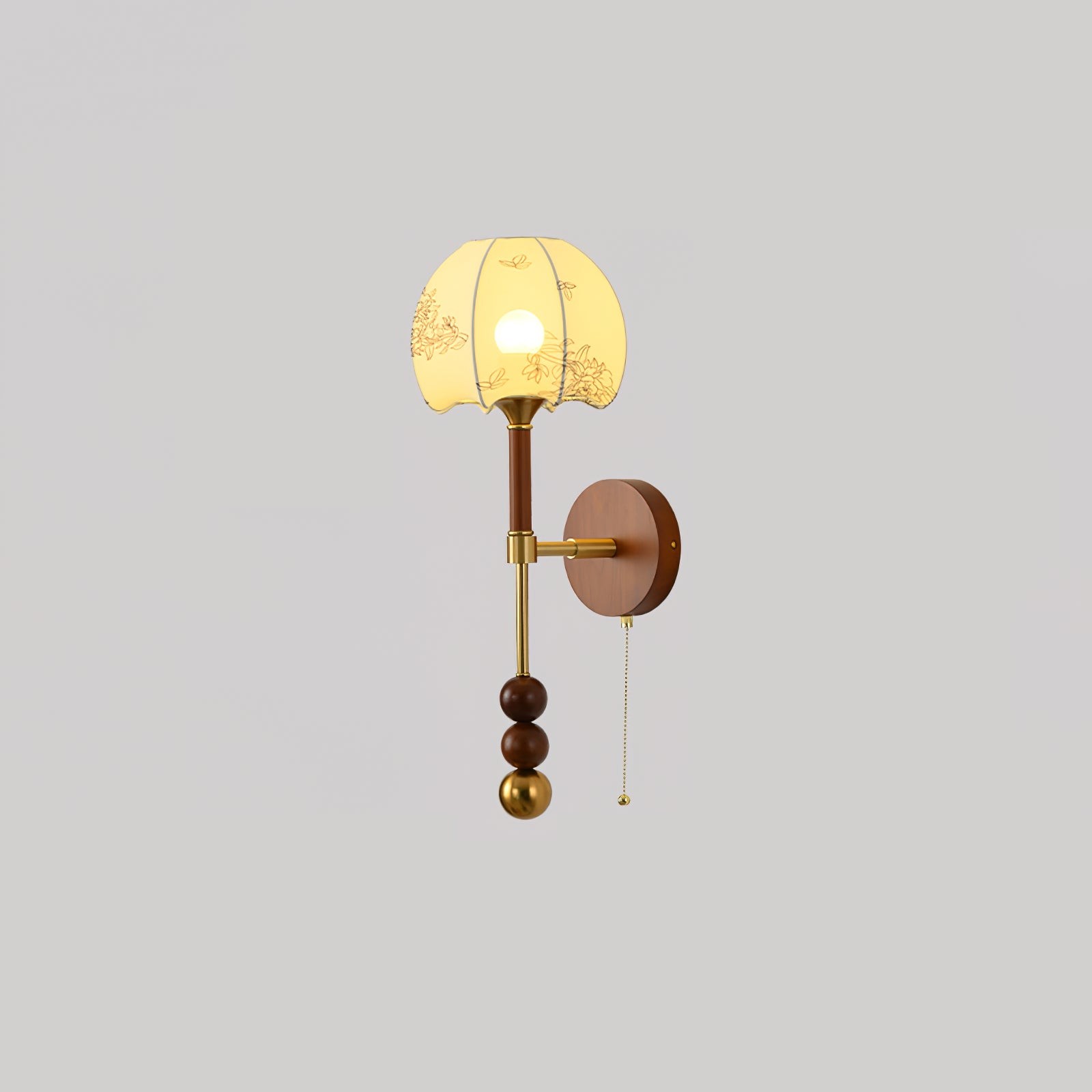 Retro Solid Wood Series Wall Lamp M523