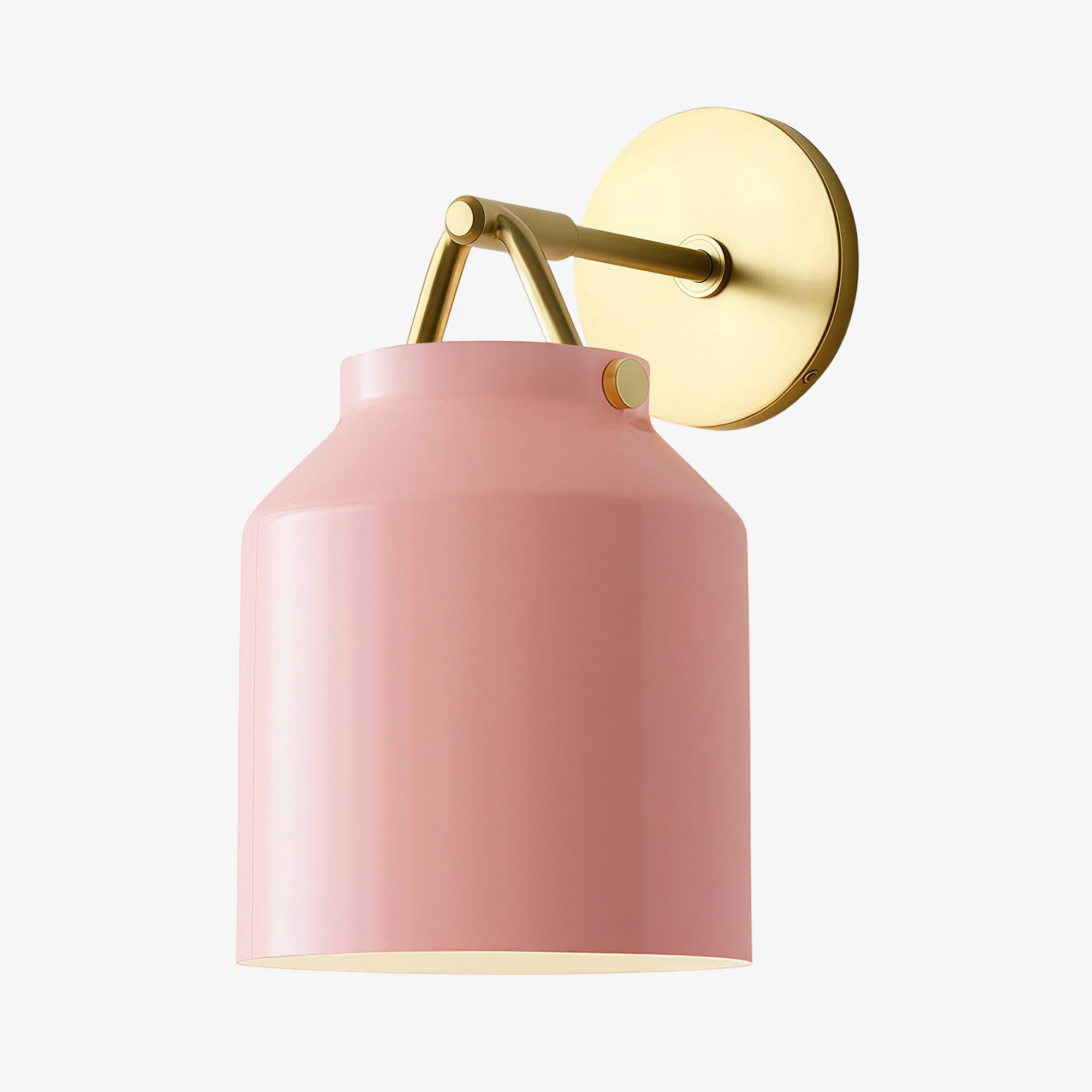 Hanton Modern Minimalist Brass and Glass Sconce – Damp Rated for Bathrooms T173