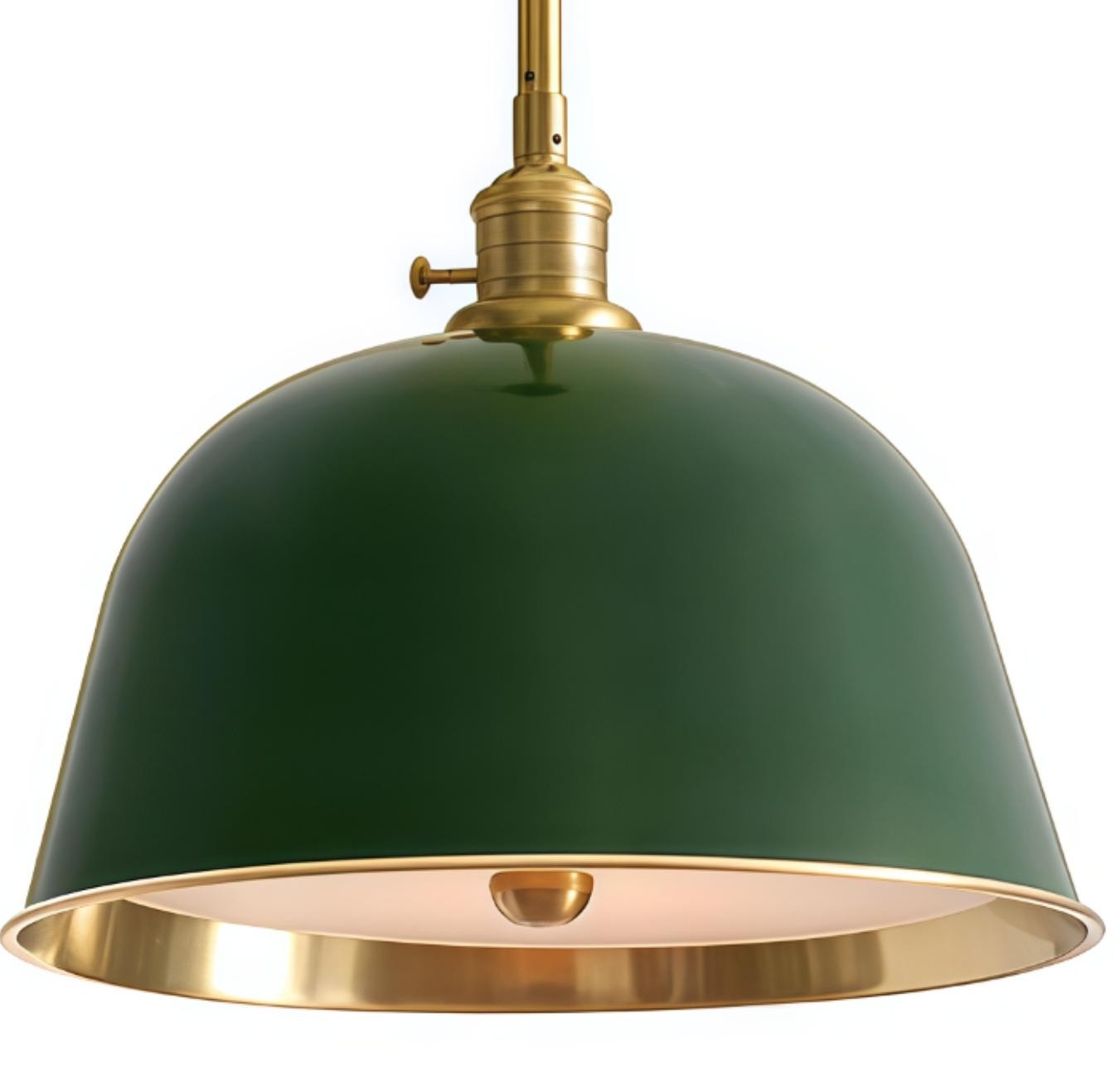 Forvara Classic Bell Pendant Light Industrial Pole Pendant Fixture for Dining Room T544