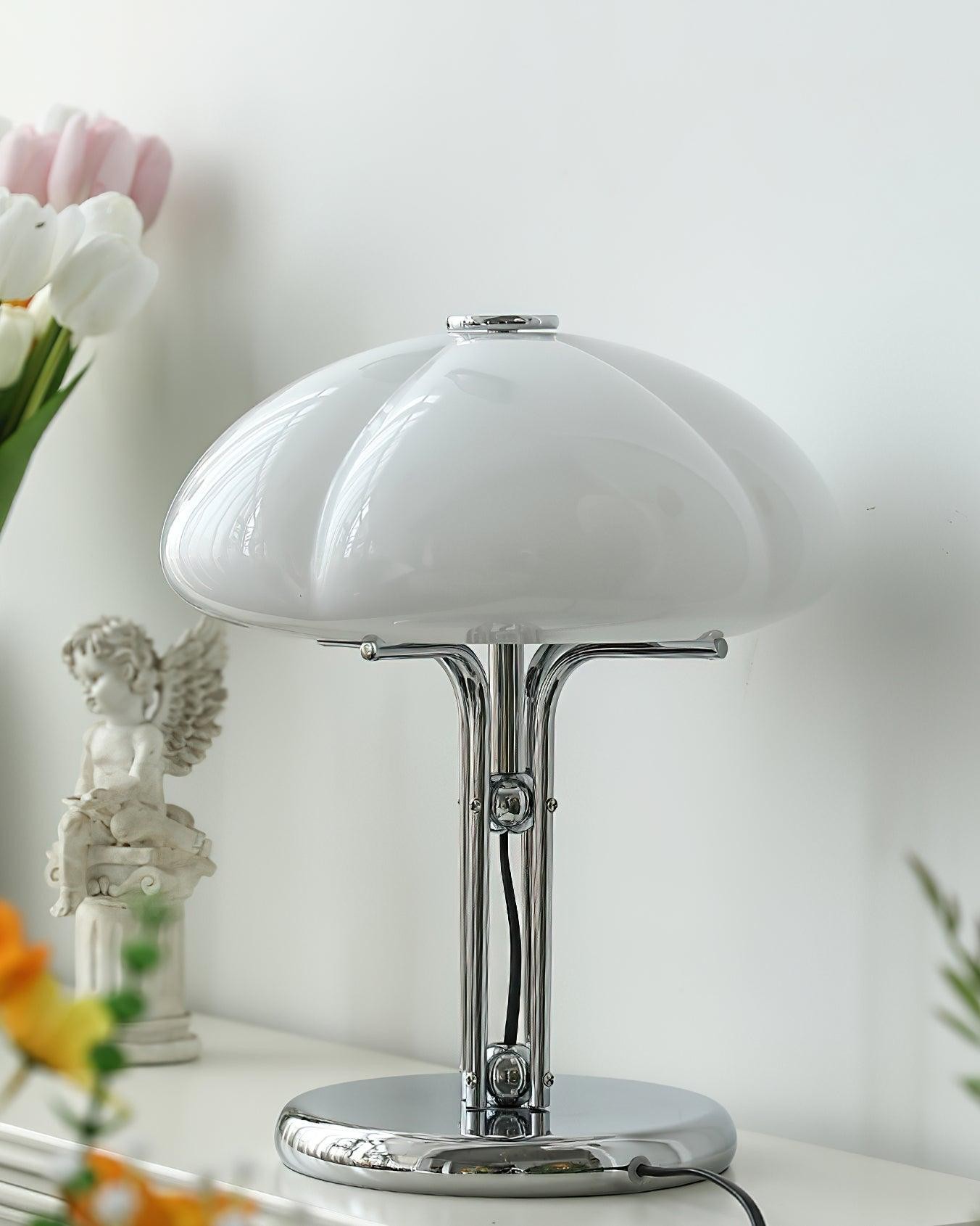 High-Grade Bedroom Bedside Mushroom Glass Table Lamp M277