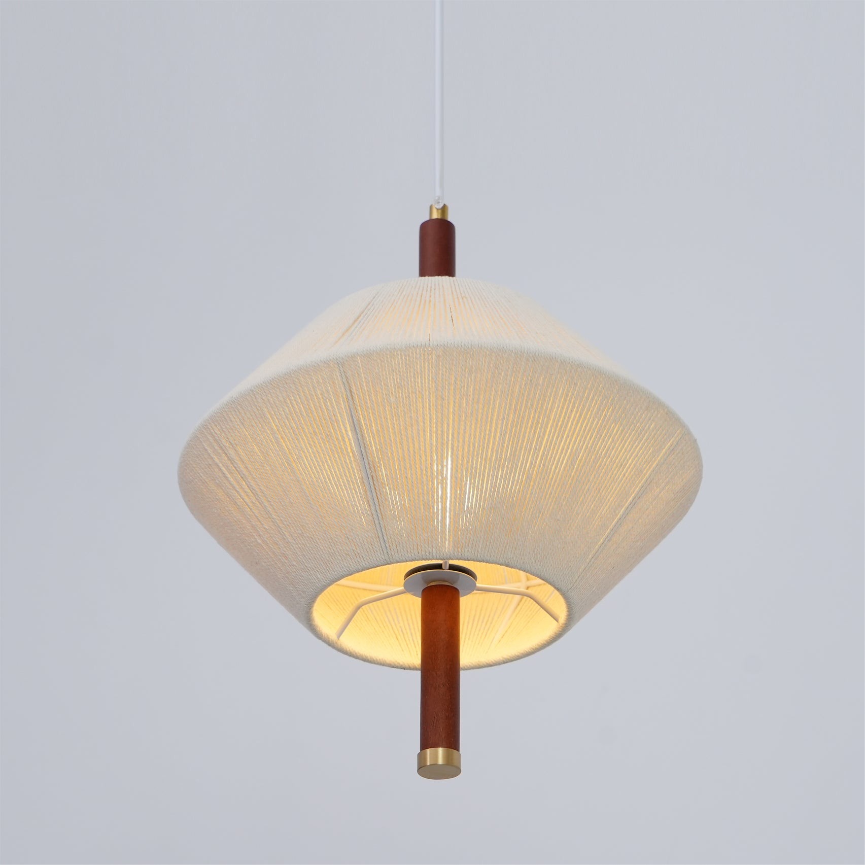Japanese Wabi-Sabi Style Woven Fabric Pendant Lamp M109