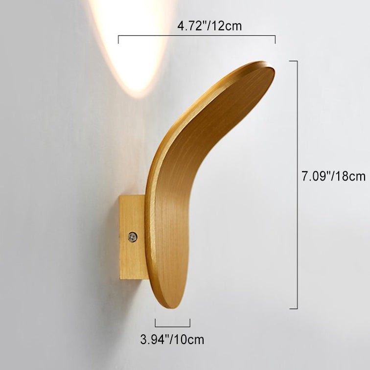 Contemporary Scandinavian Aluminum Arch LED Wall Sconce Lamp M164