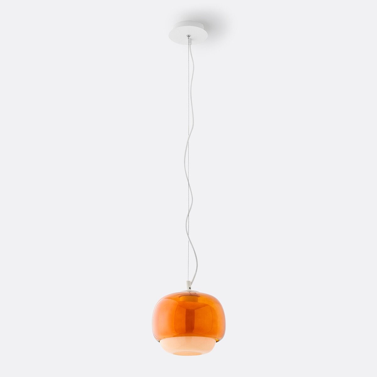 Clinco Modern Mushroom Pendant Light - Colored Glass Hanging Light T418