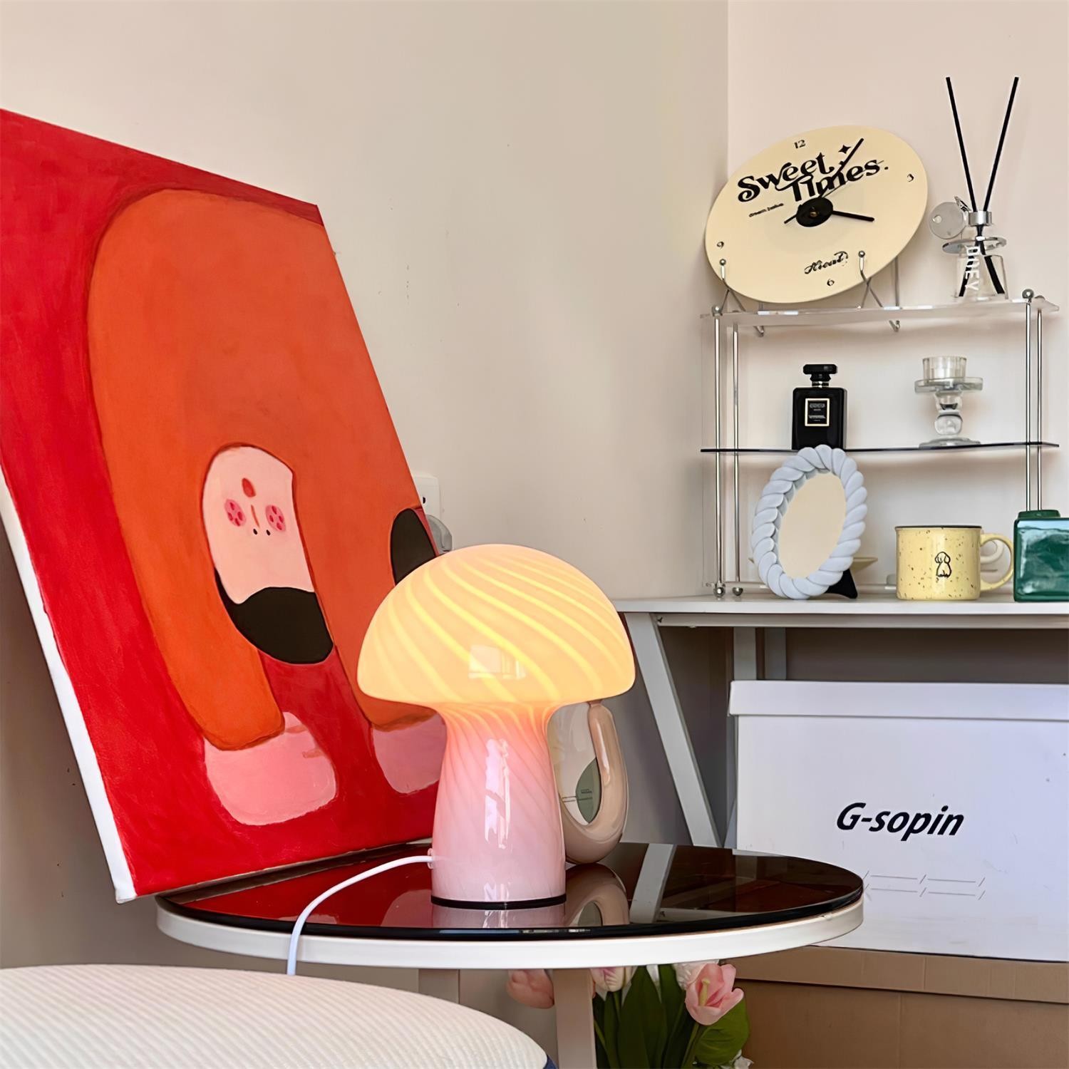 Mini FUNGI TOWN Mushroom Table Lamp S78