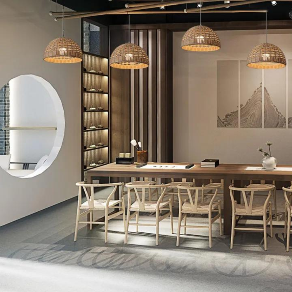 Modern Enlightenment Bamboo Pendant Light D901