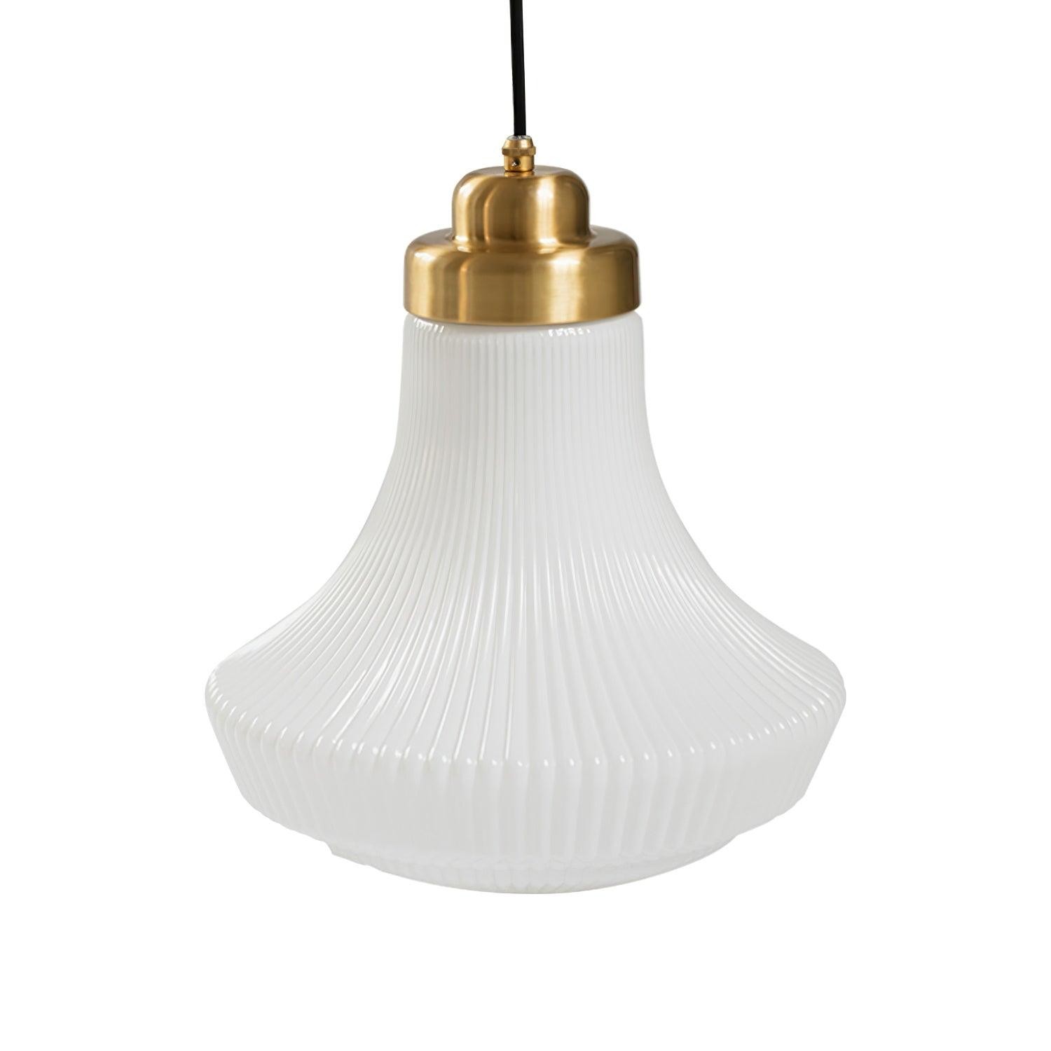 Classical Brass Alabaster Glass Pendant Lamp M424