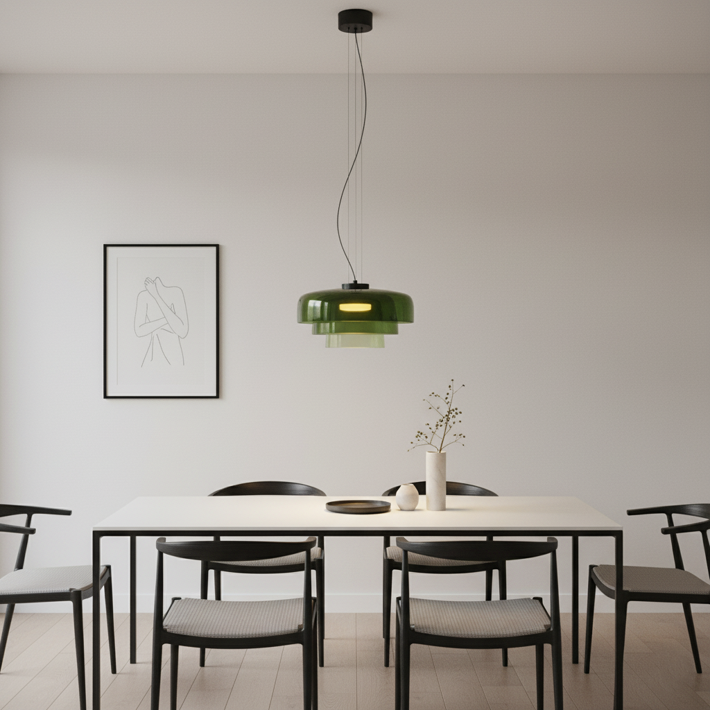 Nordic Celestial Glass Pendant Light D908