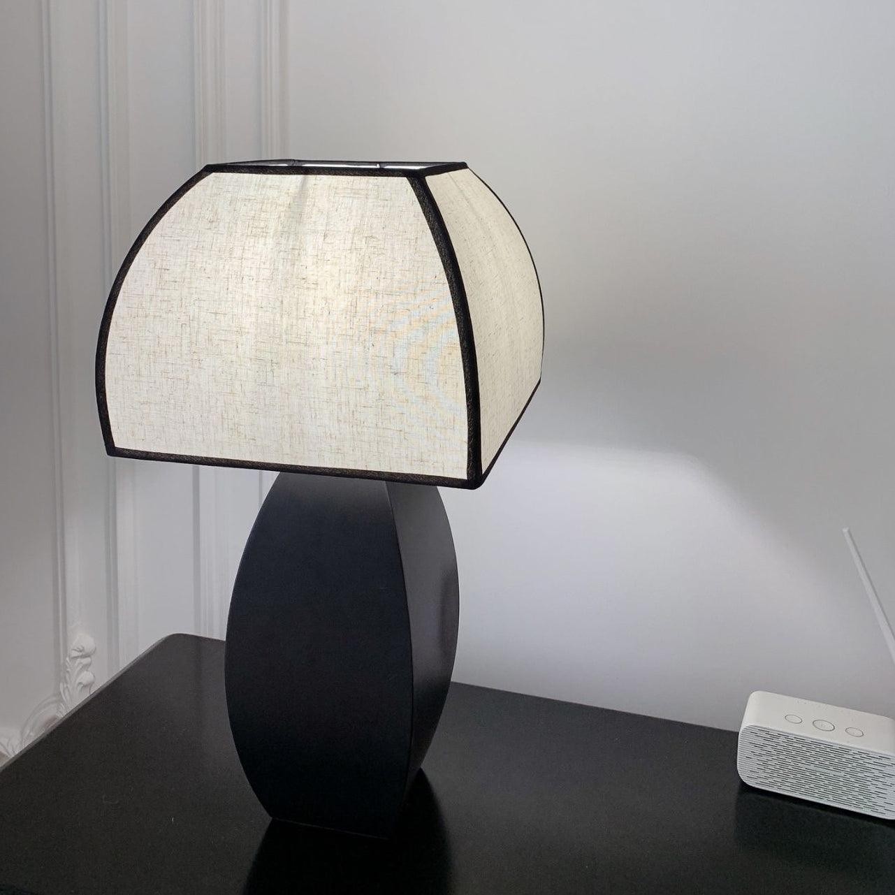Retro Metal Mushroom Fabric Table Lamp M549