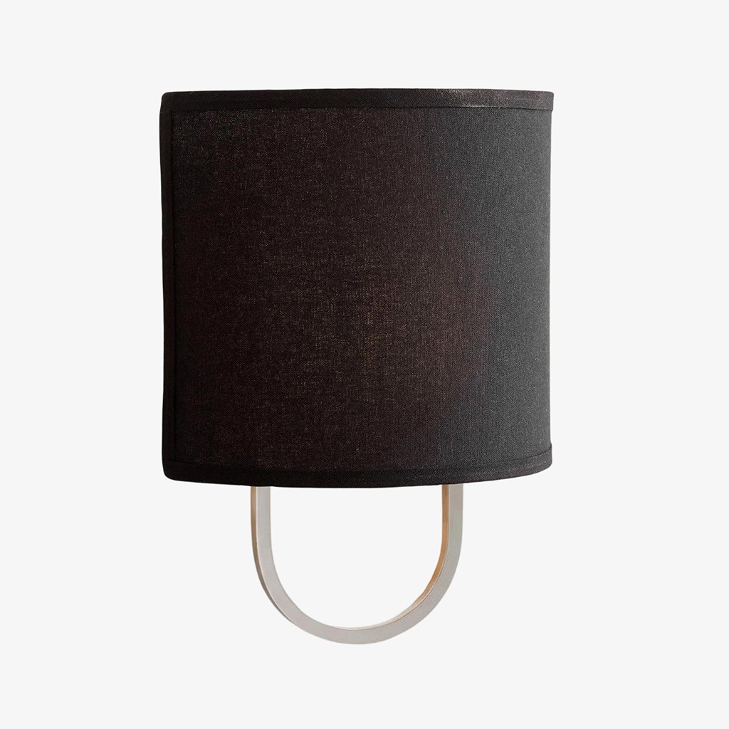 Nolvara Elegant Wall Light Featuring Soft Shade and Metal Arm T082