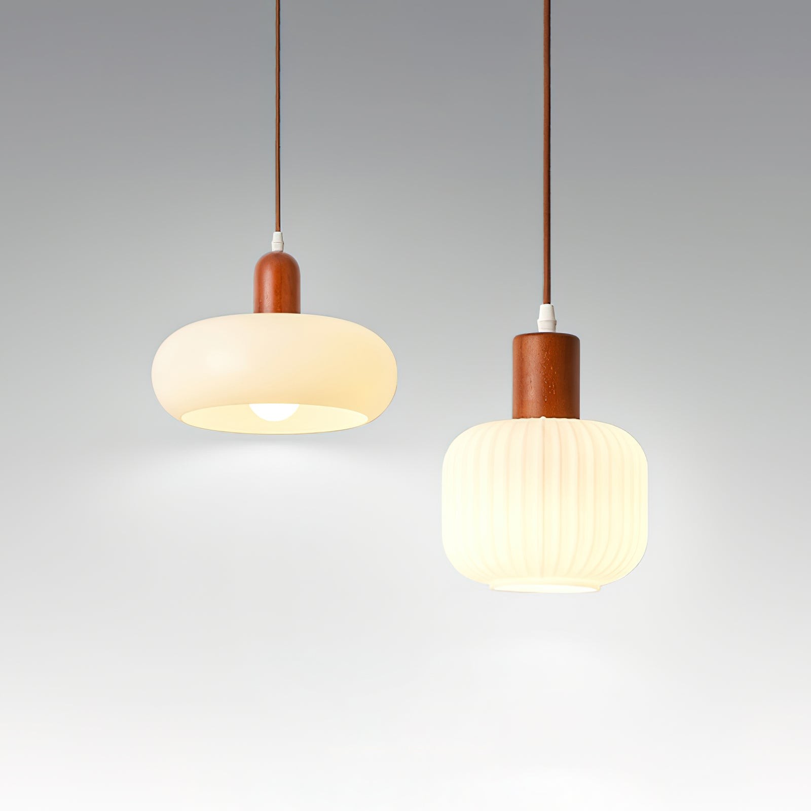 Mid Century Modern Glass Pot Pendant Lamp For Kitchen Island M334