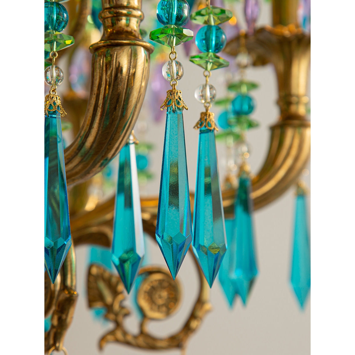 Perky Peacock Floor Lamp D761
