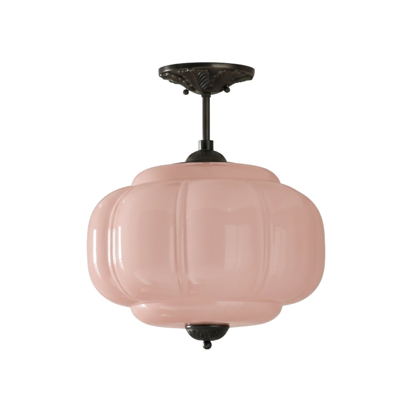 Eloise Vintage Glass Chandelier - Milk Glass Home Accent T289