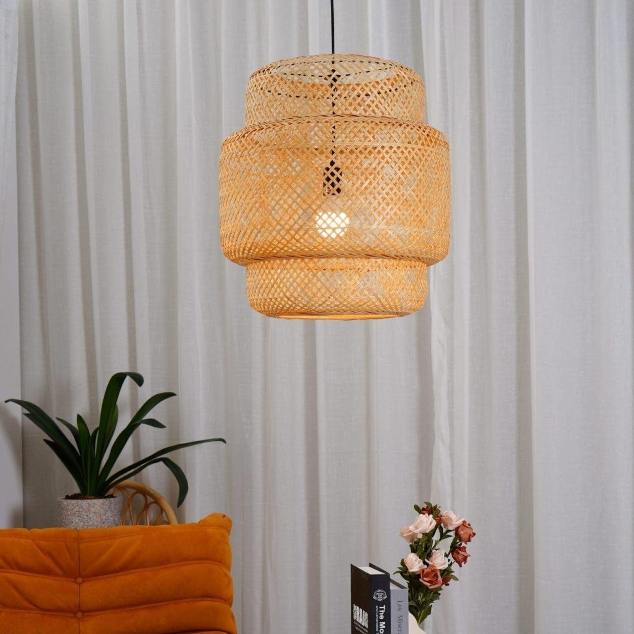 Bamboo Pendant Light D887