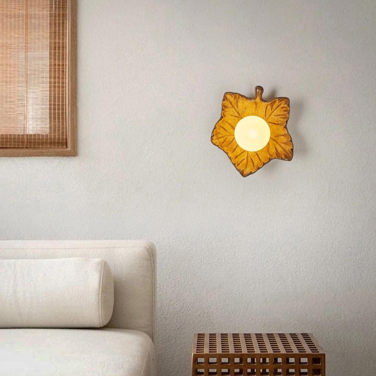 Maple Leaf Wall Light M362