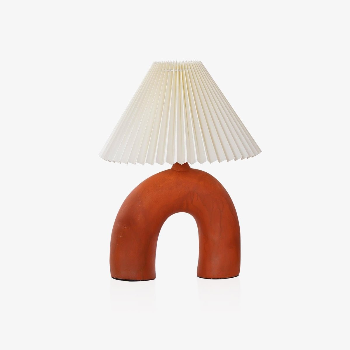 Arched Pleated Table Lamp M495