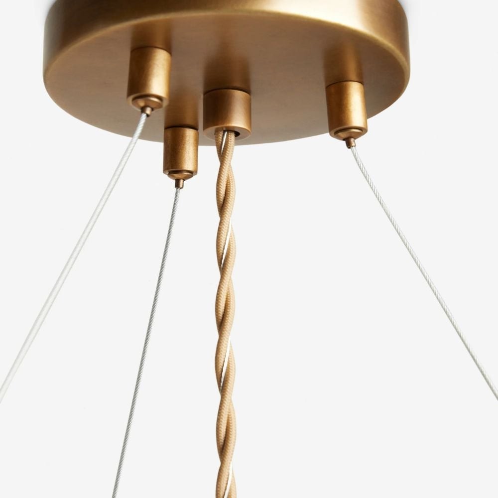 Wickara Ceiling Light Wicker Parasol Shade - Mixed-Material Ceiling Fixture for Living Room or Hallway T473