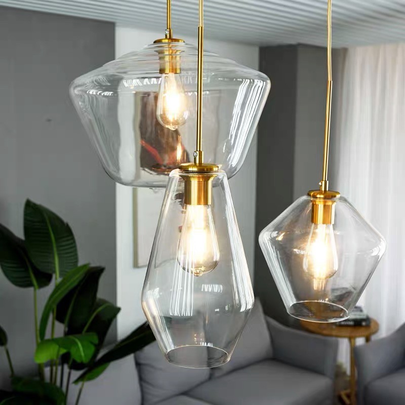 Retro Arclinea Glass Pendant Light For Living Room
