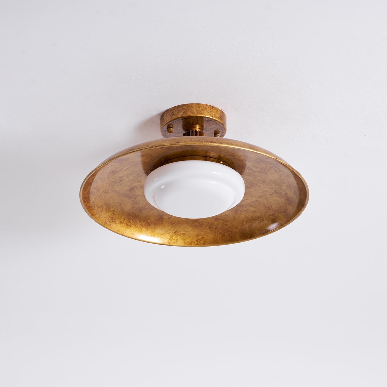 Pot-Lid Style Flat-Panel Ceiling Light D697