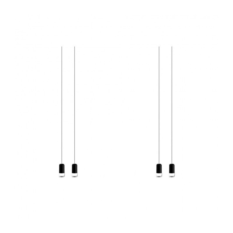 Industrial Black Wireflow Free Form LED Pendant Light