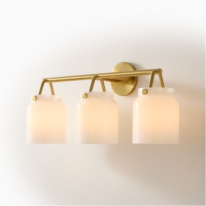 Hanton Modern 3-Light Wall Sconce - Metal Bathroom Fixture T161
