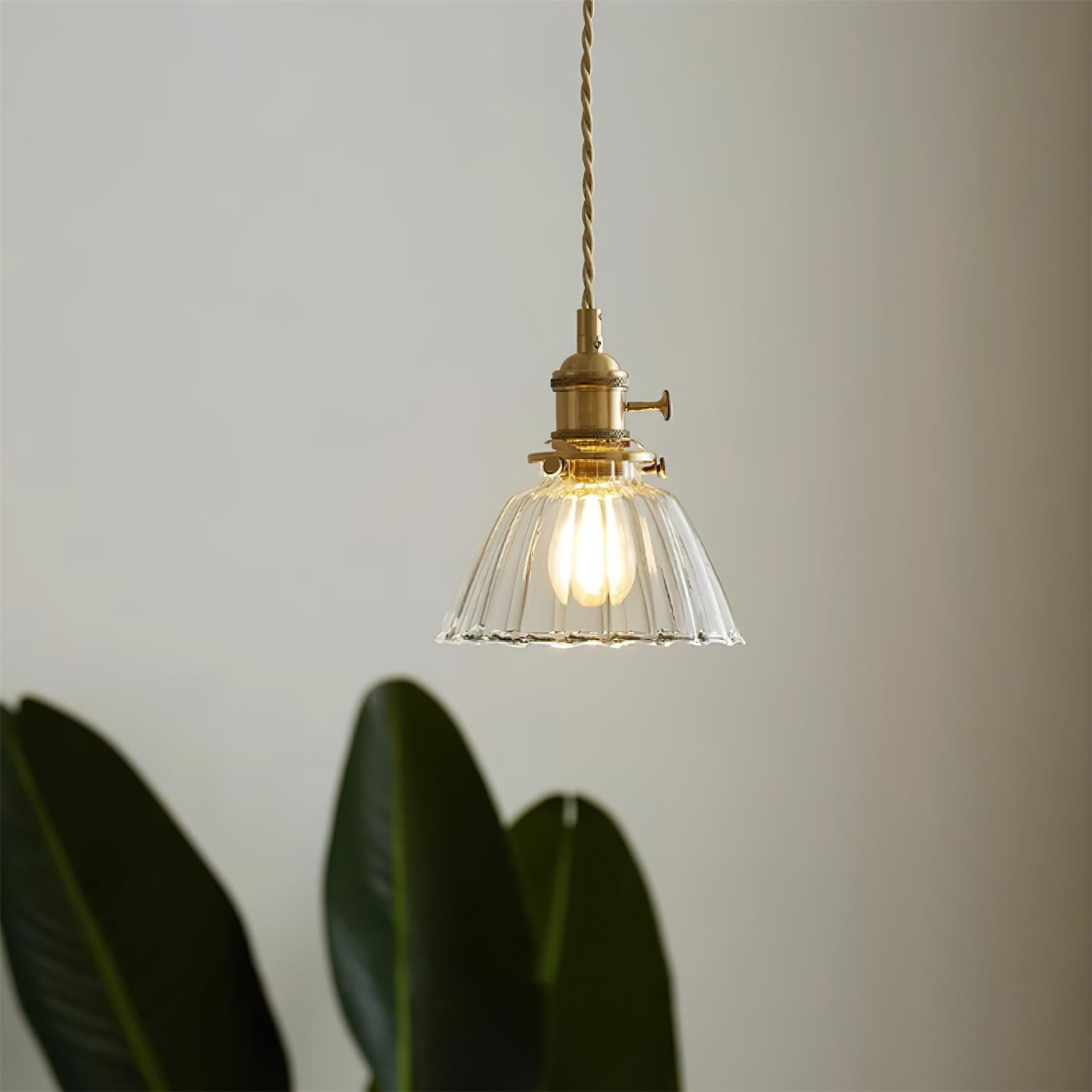 Jasmine Glass Pendant Lamp P025