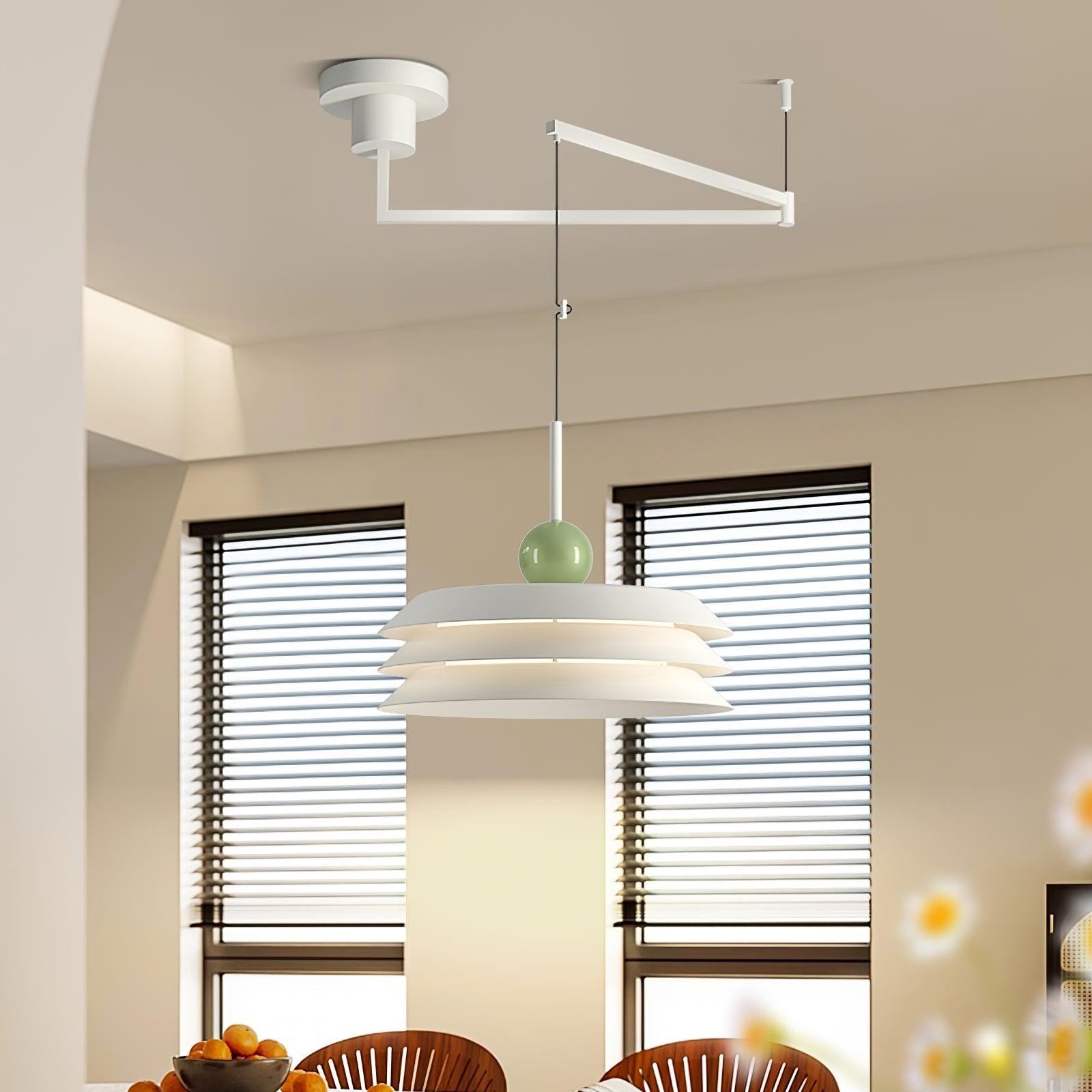 Nordic Creative Cream Style Multi-Layer Pendant Lamp For Living Room M451