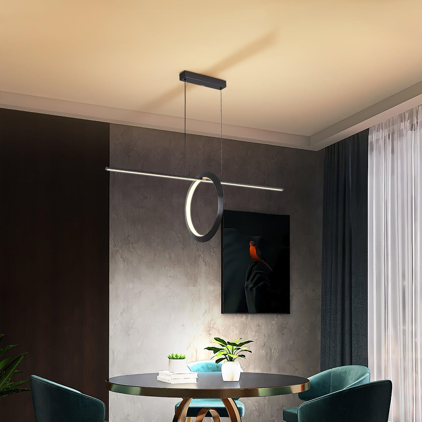 Minimalist High-End Geometric Line Pendant Light M548