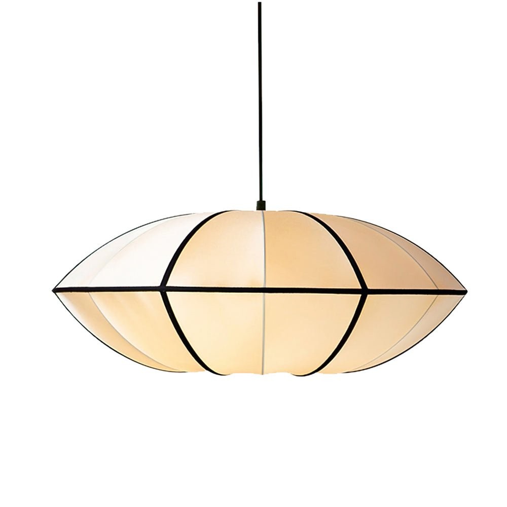 Vintage Silk Lantern Pendant Lamp M575