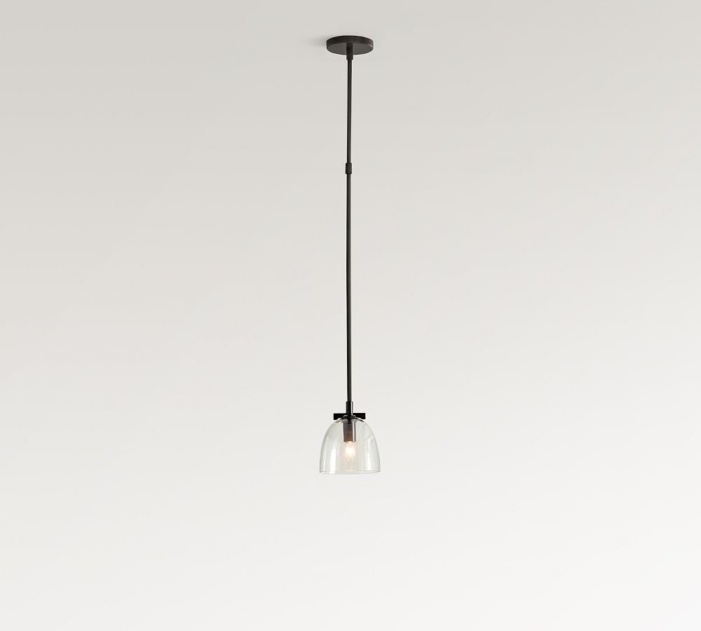 Auria Metal Brass Pendant Lighting - Vintage Finish with Glass Shade T002