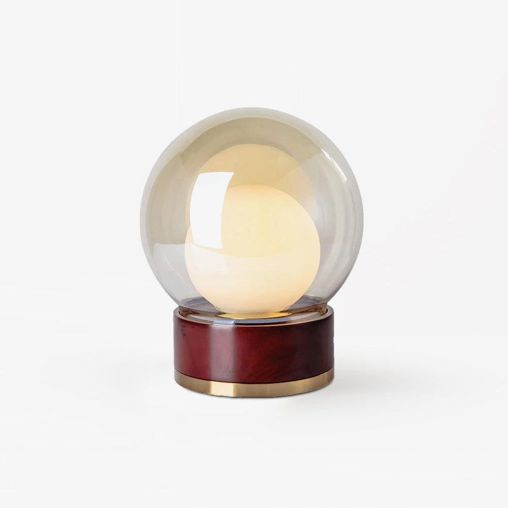 Simple Creative Wood Orb Table Lamp M527
