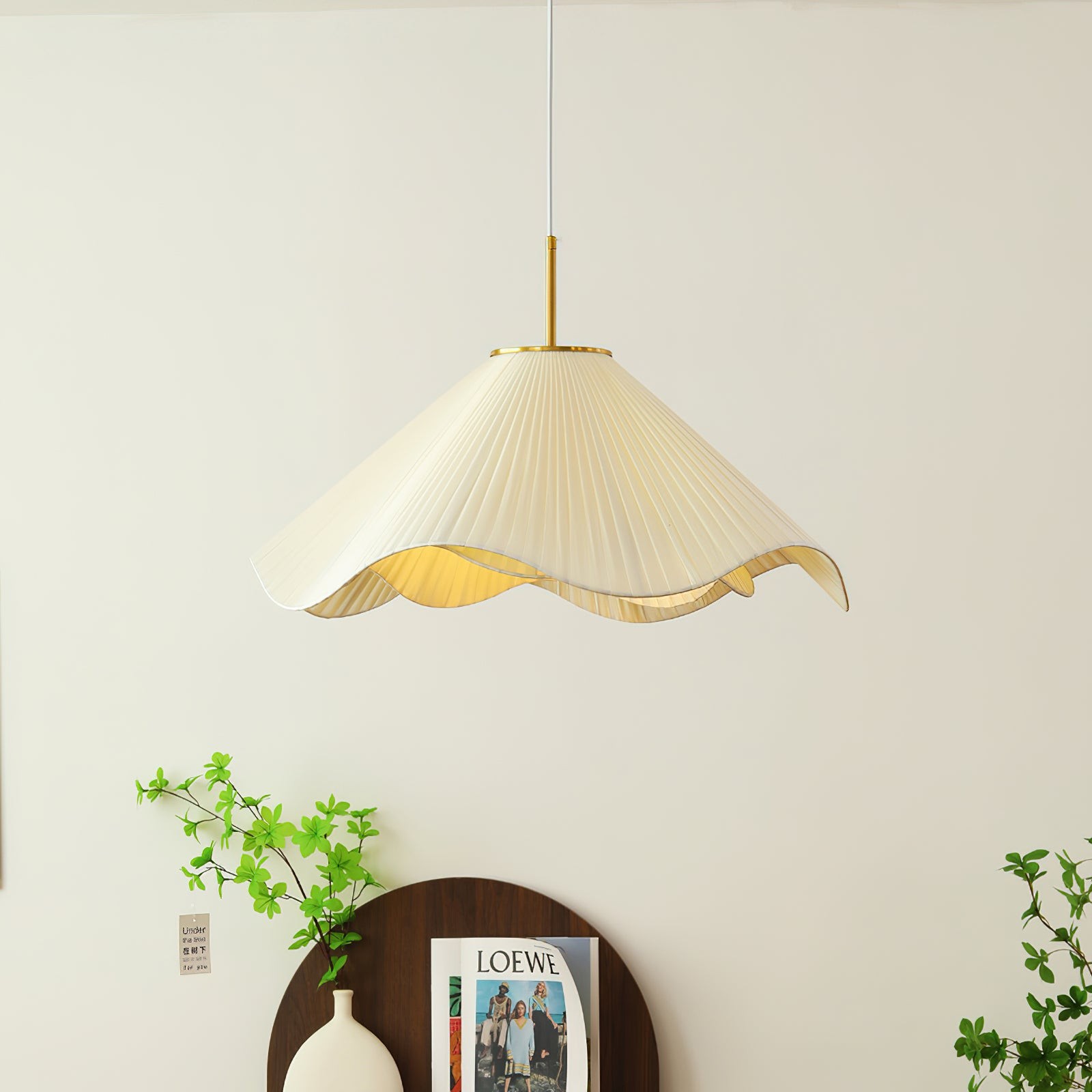 Nordic Cream Style Floral Pendant Lamp M561
