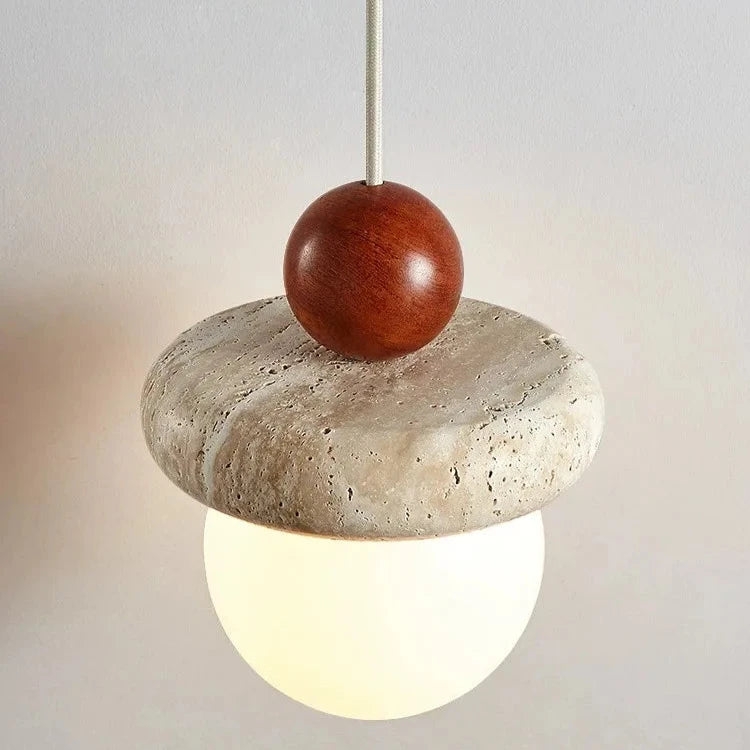 Cream Travertine Pendant Chandelier D926
