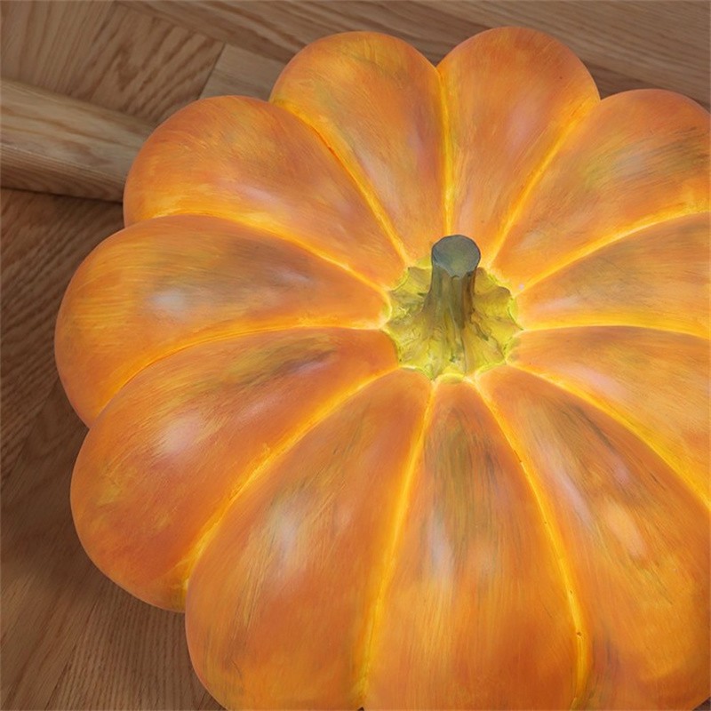 Pumpkin Resin Portable Table Lamp For Halloween Decorations S165