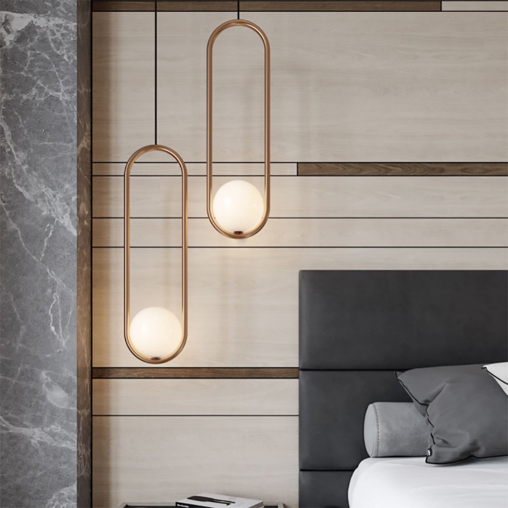 Modern Geometric Metal Pendant Light