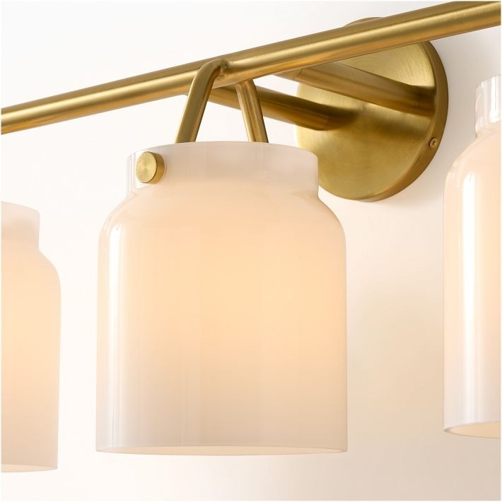 Hanton Modern 3-Light Wall Sconce - Metal Bathroom Fixture T161