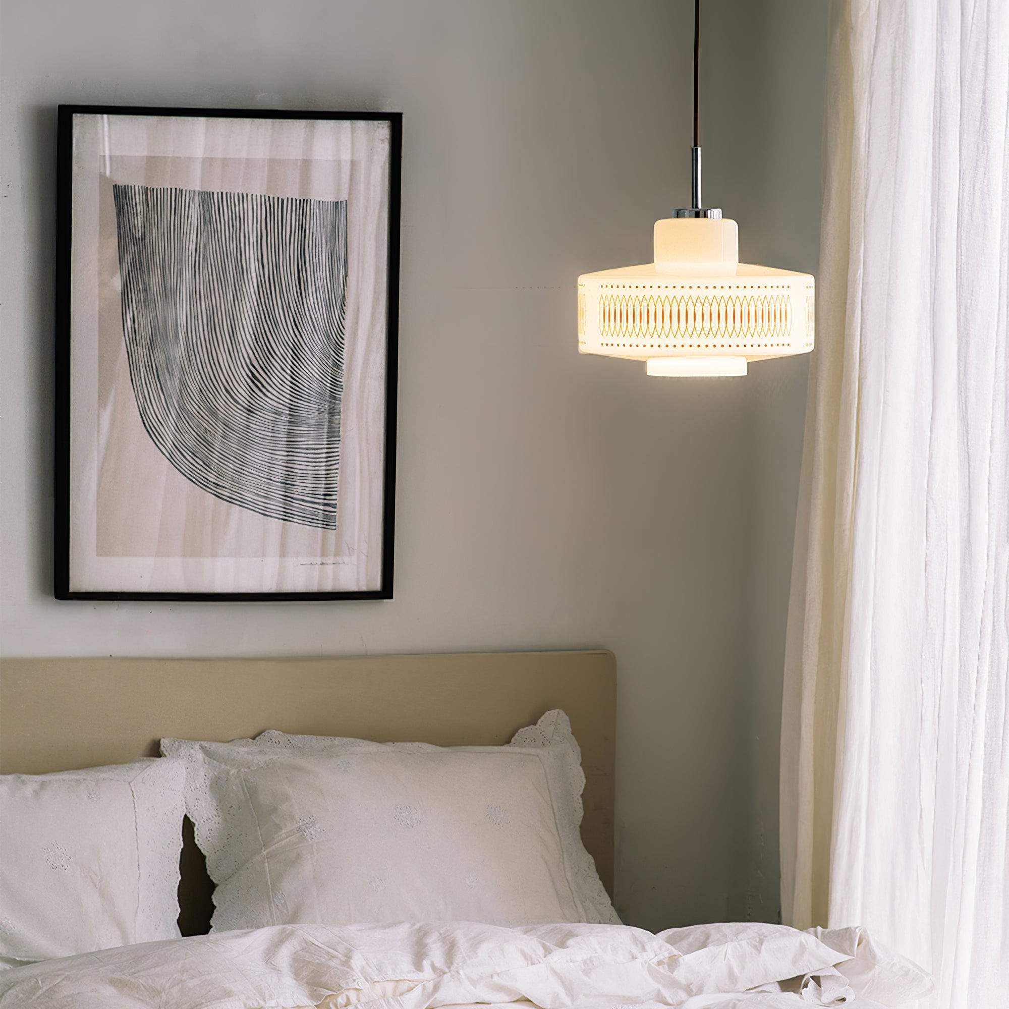 Modern Gourd shape Glass Pendant Lamp M584