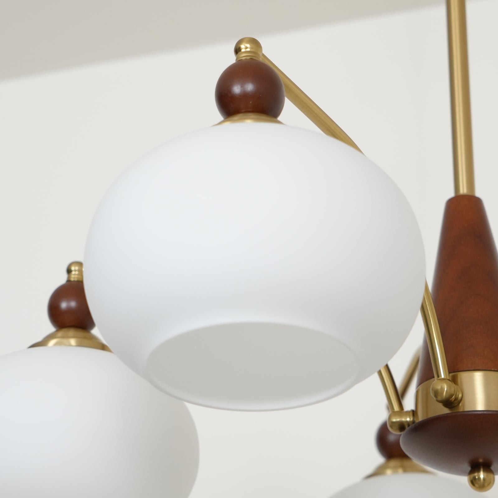 Vintage Multihead Persimmon Chandelier M431