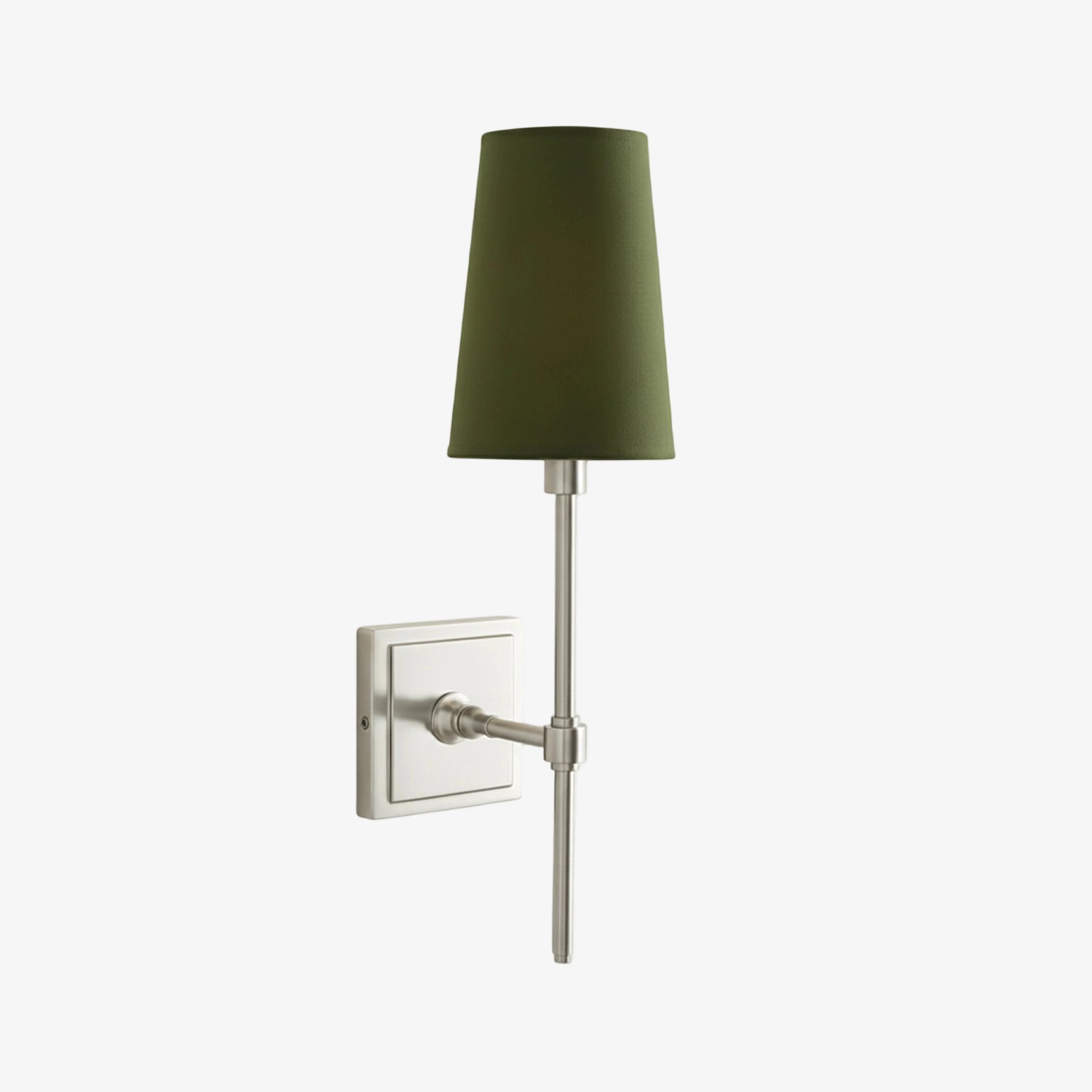 Derlina White Linen Shades Wall Lamp – Retro Metal Multi-Head Lighting Fixture T273