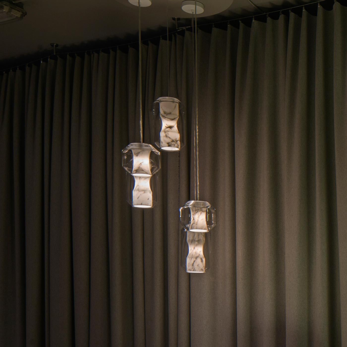 Glass Alabaster Pendant Lamp D444