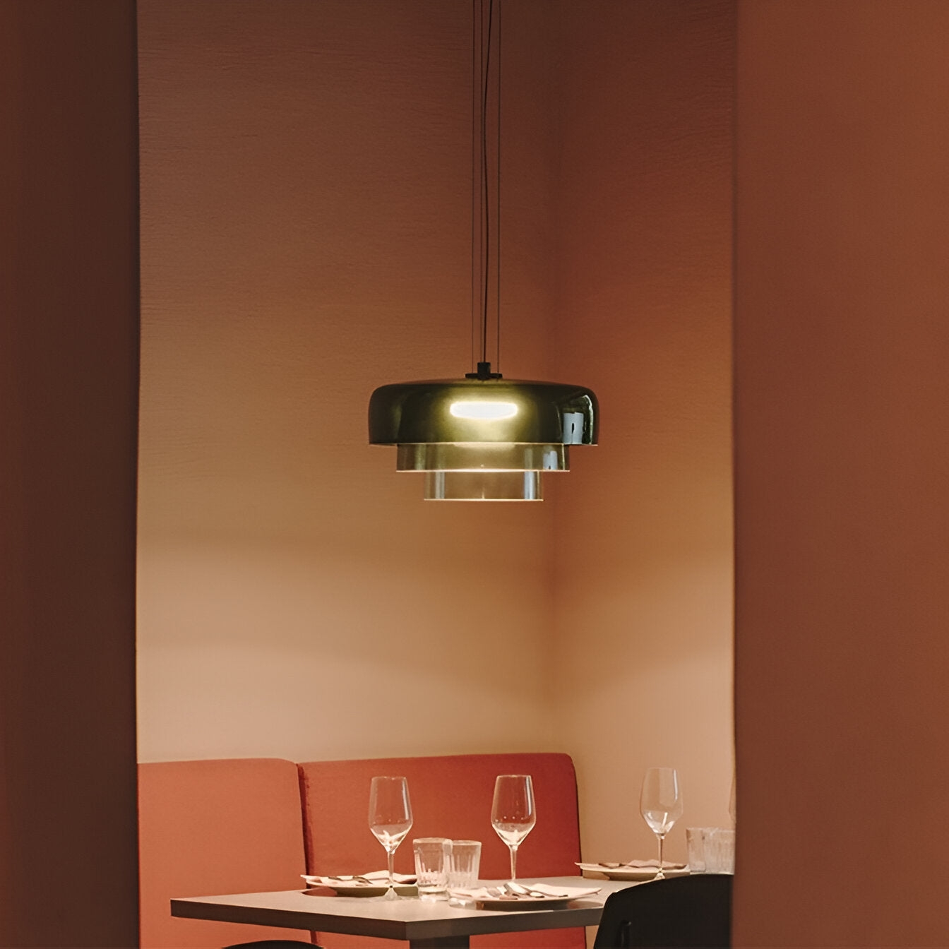 Nordic Celestial Glass Pendant Light D908