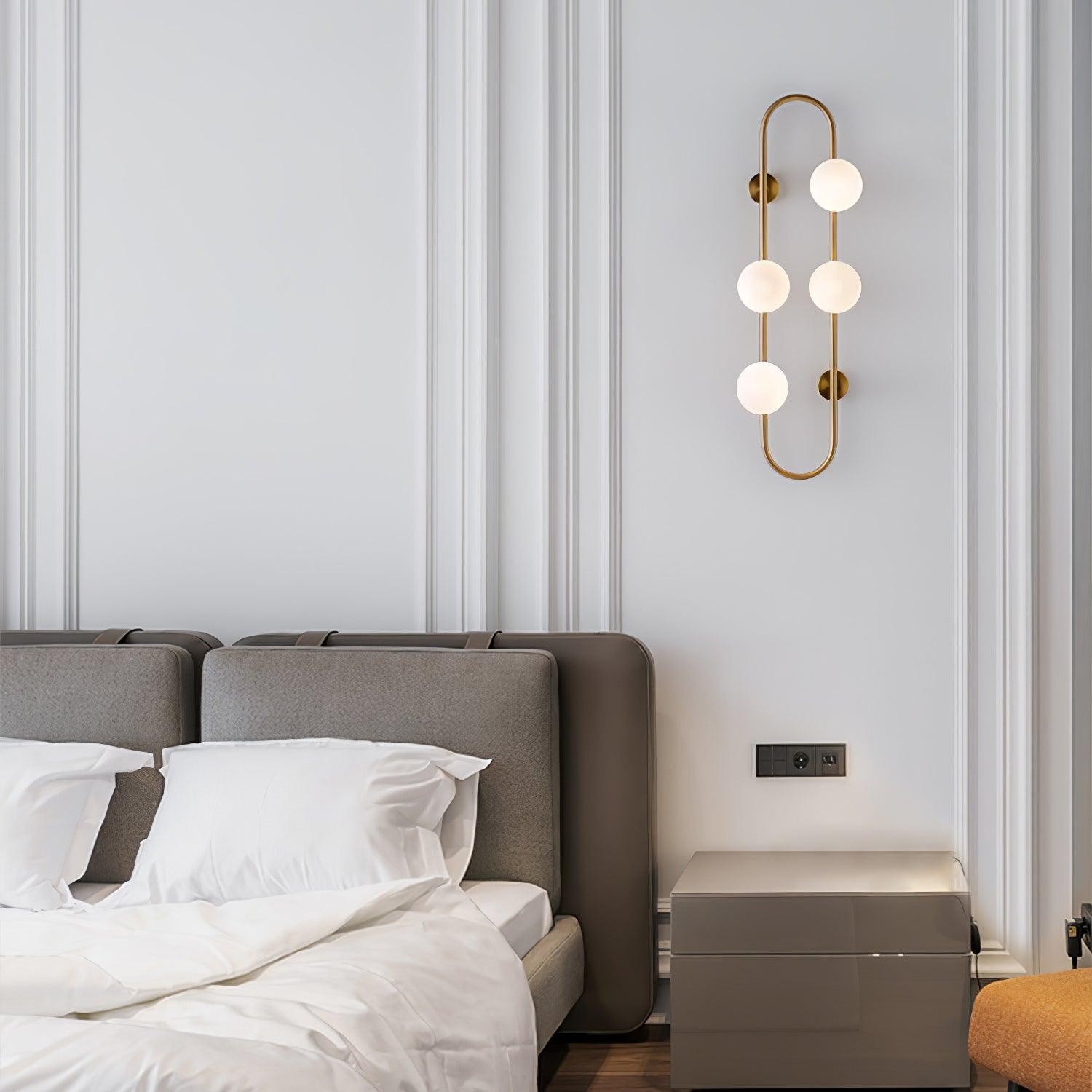 Nordic Modern Geometric Glass Globe Wall Lamp M489