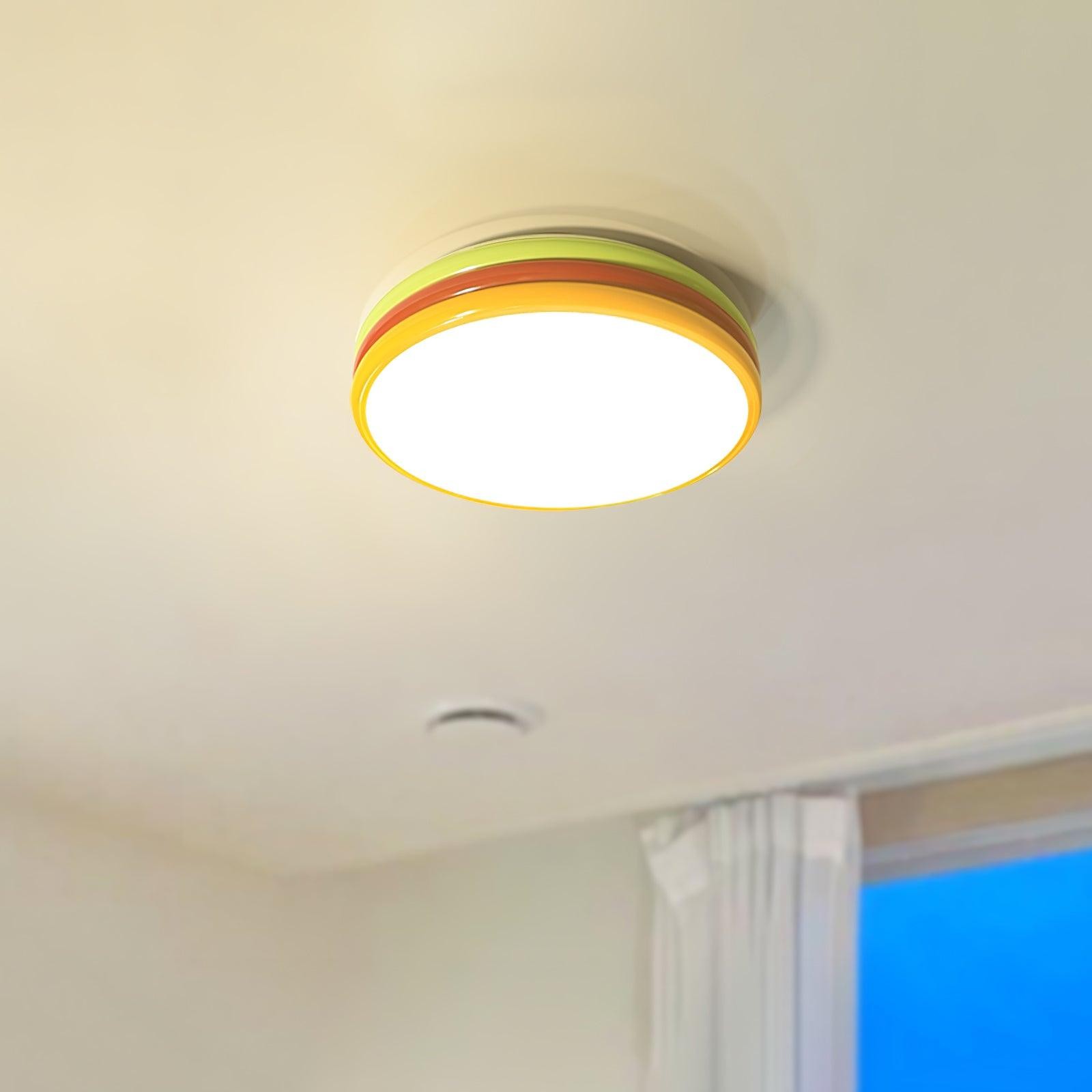 Scandinavian Simple Colorful Acrylic Ceiling Lamp For Bedroom M393