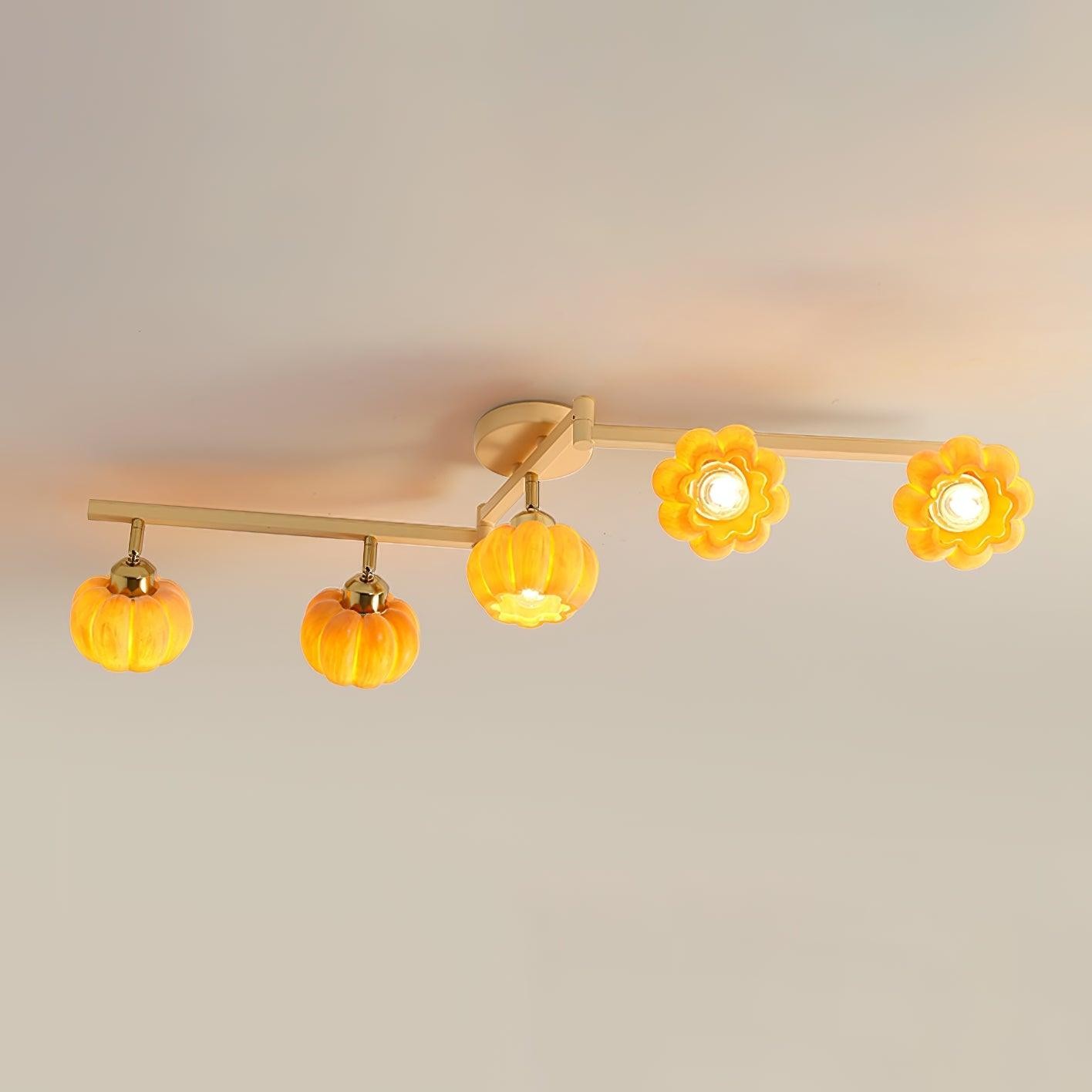 Pumpkin Flower Ceiling Lamp M315