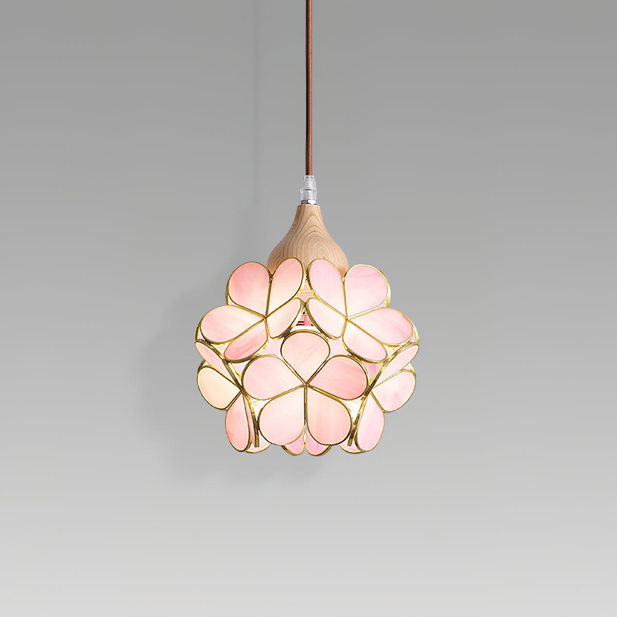 French Creative Pastoral Style Flower Pendant Light M238